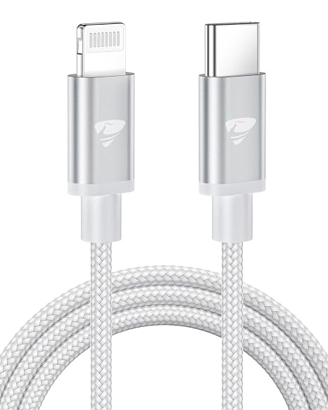 Aioneus USB C to Lightning Cable, 1M Fast USB C iPhone Charger Cable MFi Certified Lightning to Type C Charger PD Fast Charging Cord for iPhone 11 14 14 Pro Max 13 Pro Max 12 8 Plus, White