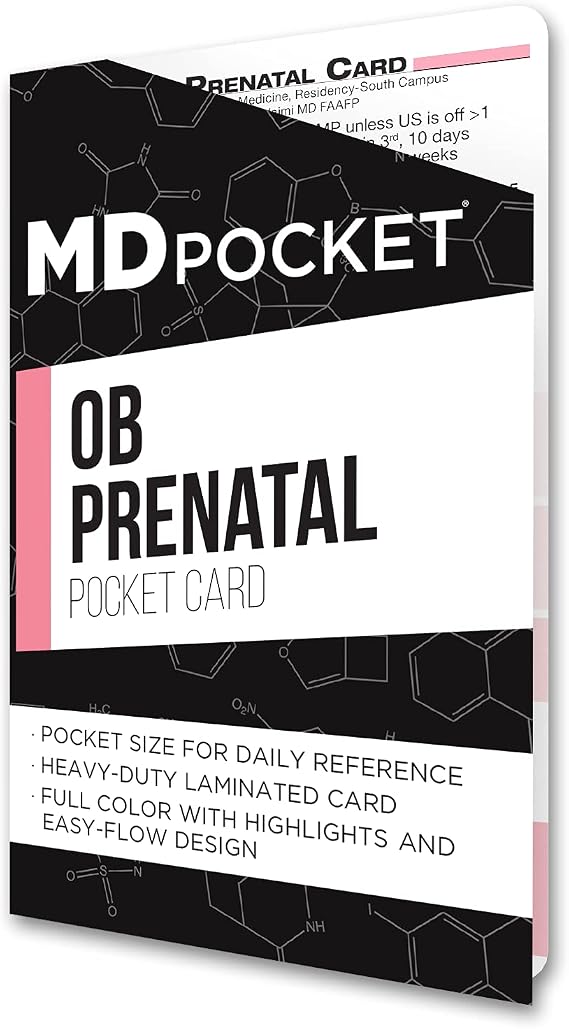 MDpocket OB Prenatal Card