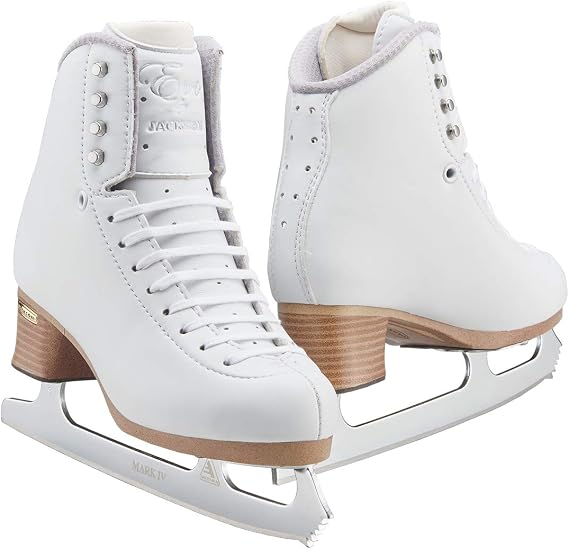 Jackson Evo Womens/Girls Figure Skate | Comfortable Figure Skates for Ice Skating & Figure Skating, Ice Skates for Kids/Toddler Ice Skates-Medium Width