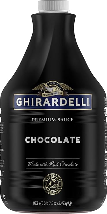 Ghirardelli Black Label Chocolate Sauce 87.3oz - Single Bottle