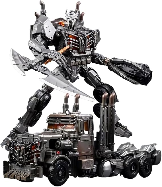 Deformation Robot Action Figure, 7.1-Inch Deformation Toy Car Model with Accessories, for Kids Boys Girls