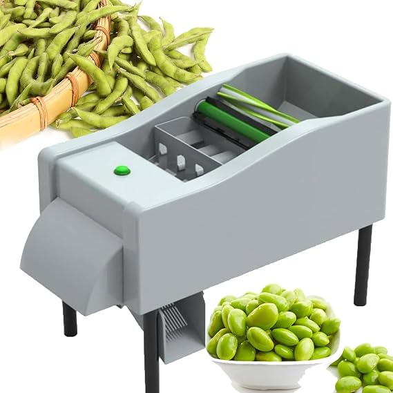 Commercial Electric Pea Bean Sheller Peeling Machine, Electric Bean Pea Peeler, Soybean Shelling Peeling Machine, 25-40KG/H Shelling Efficiency, Low Breakage Rate, for Peas, Soybeans