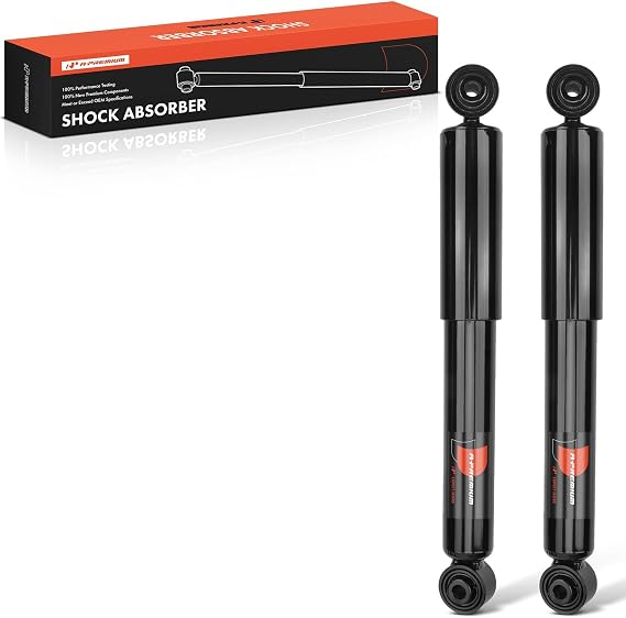 A-Premium Rear Shock Absorbers, Set of 2 - Compatible with Honda, Acura