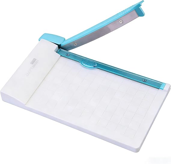 Mini Paper Cutter 6 Inch, Guillotine Paper Trimmer with Safety Blade