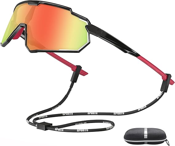 Kids Sunglasses Sports Youth Baseball Sunglass for Boys Girls Polarized Sunglasses - Kids Cycling Glasses for Tennis