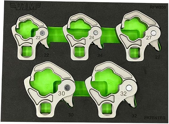 Vim 5 Pc. 1/2'' Dr. Large Ratcheting Flare Nut Wrench Set