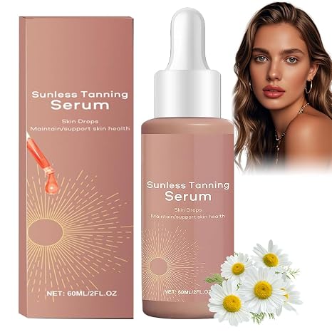 Tanning Drops Sunless Tanning Drops Self-Tanning Drops for Oral Tanning Drops Sunless for Face and Body Improve Your Natural Skin Tone (#60 ml)