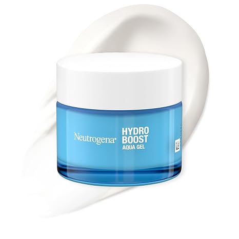 Neutrogena Hydro Boost Aqua Gel Moisturising Face Cream with Hyaluronic Acid Amino Acids and Electrolytes Fast Absorbing Moisturising Cream for Normal and Combination Skin (50 ml)