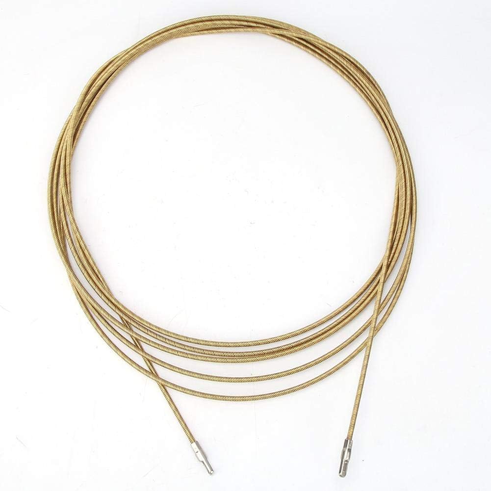 3 Cores Electrical Wire Threader Electrician Threading Device Cable Wire Puller Tool Fish Tape Fastener Used for Right Angle Pipe, Wall Slot 5M
