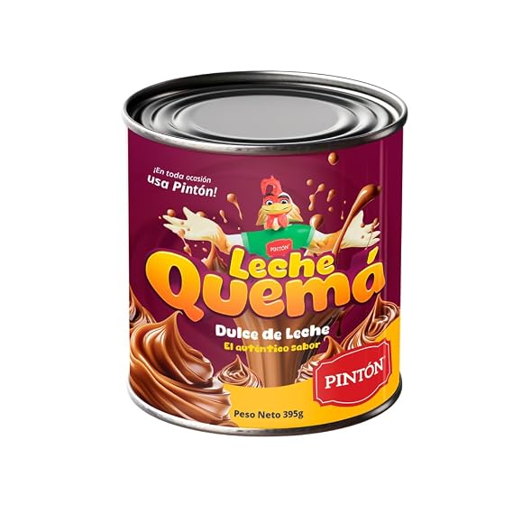 PINTON Leche Quema Caramelized Milk, Latin Style Condensed Milk Dessert