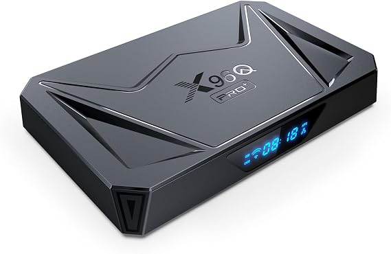 Android 14.0 TV Box, X96Q PRO+1 Tv Box ROM H728 Quad Core 64-Bit Support HD 4K/ 3D/ H.265 Ethernet 2.4/5G Dual Wifi 10/100M BT 5.0 Set Top Box,4GB+64GB
