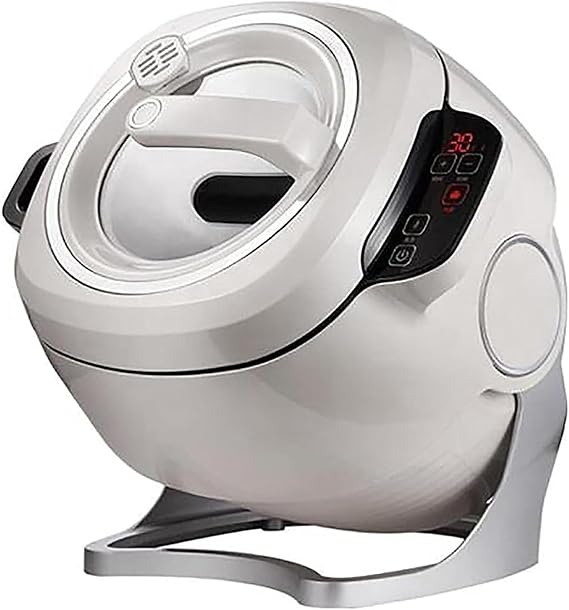 Auto Cooking Wok - One-click Smart Start, Three Speed Adjustable - 360° Automatic Rotation - Fried Rice Machine for Stir Frying, Stewing, Soup Making