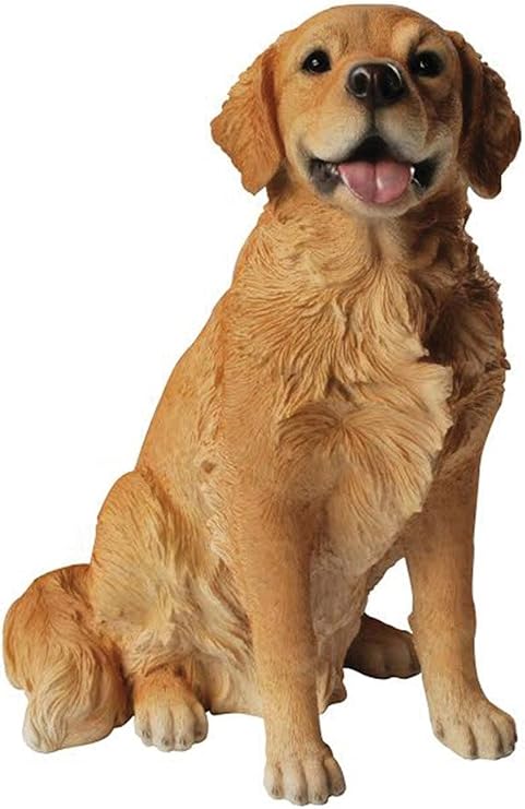Hi-Line Gift Ltd Golden Retriever Sitting Dog Statue