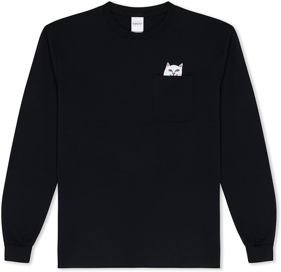 RIPNDIP Lord Nermal Pocket Tee, Long Sleeve Shirt