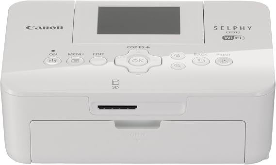 Canon SELPHY CP910 Portable Wireless Compact Color Photo Printer, White