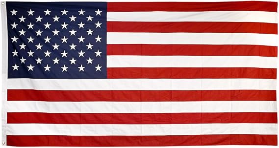 American Cotton Flag - 5ft x 9.5ft Memorial Size