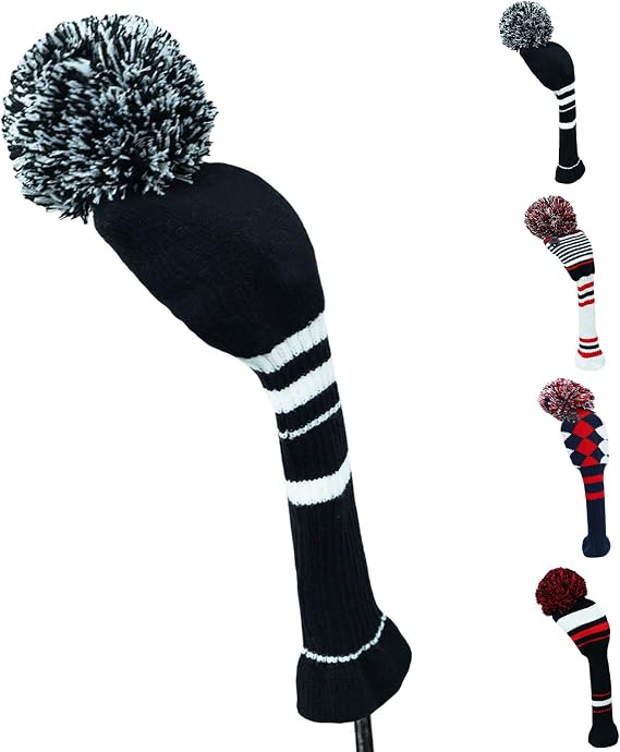Amy Sport Knitted Pom Golf Head Covers