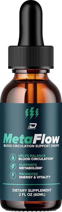 MetaFlow Advanced Formula Drops - Meta Flow Liquid Supplement Drops Natural Ingredients, Reviews - 1 Month Supply
