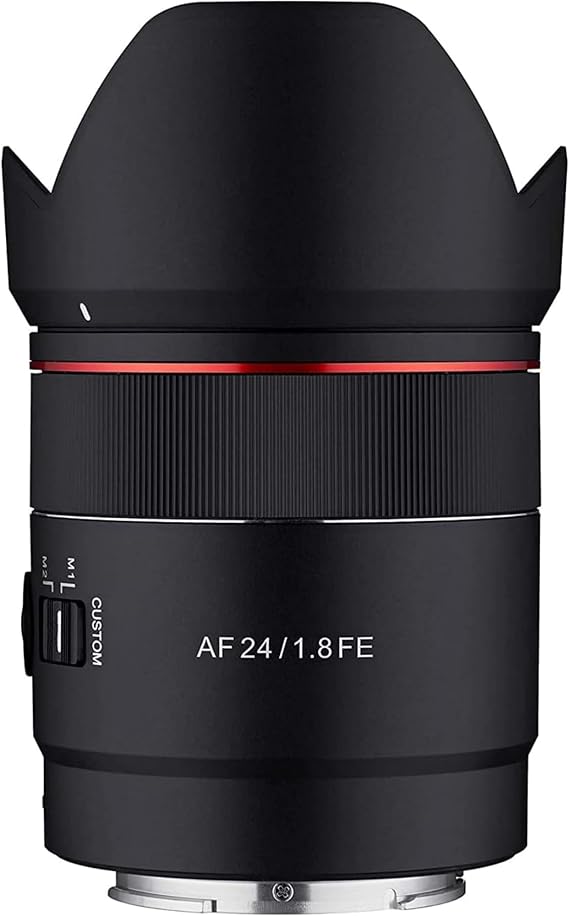 Rokinon 24mm F1.8 AF Compact Full Frame Wide Angle Auto Focus Lens for Sony E (IO2418-E)