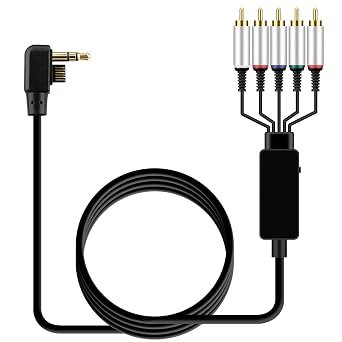 OSTENT AV HDTV TV Video Component Cable Cord for Sony PSP 2000 PSP 3000 Console