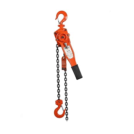 Prowinch 1 Ton Lever Chain Hoist with 5 ft. G80 High-Strength Chain Compact, Durable, and Reliable Manual Hoist for Lifting Heavy Loads in Industrial, Commercial, and Maintenance Applications