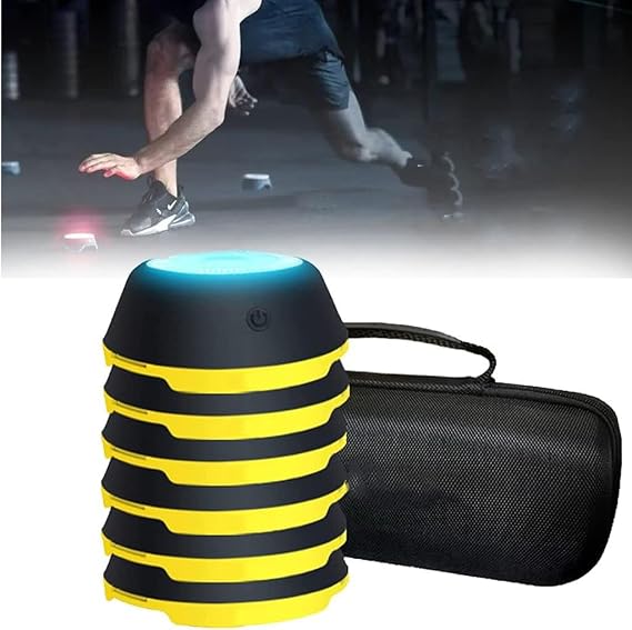 Reaction Light Training, Reaction Training and Flash Reflex LED Light, Training Agility and Reaction Time, Suitable for Football, Boxing