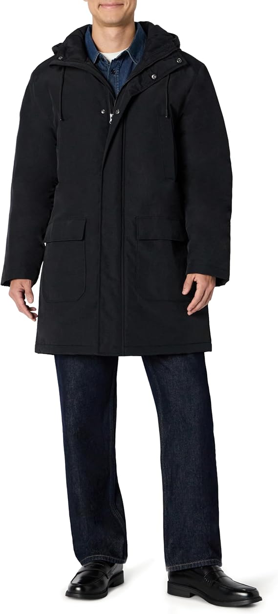 Amazon Essentials Men's Modern Oversized-Fit Heavyweight Parka Jacket