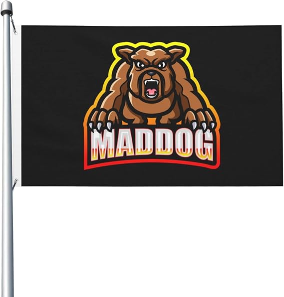 Double Sided Handsome Dog Flag 3x5 FT Outdoor Flags Banners Durable Patio Indoor Decorative Flags Home Party Funny Flags 3by5 Flags