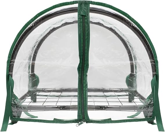 Zenport SH3270-12.5 1-Foot High Balcony Greenhouse for Protected Patio, Mini Clear