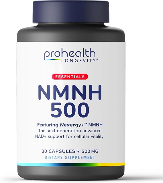 ProHealth Essentials NMNH 500, NAD+ Precursor, (500mg, 30 Capsules)