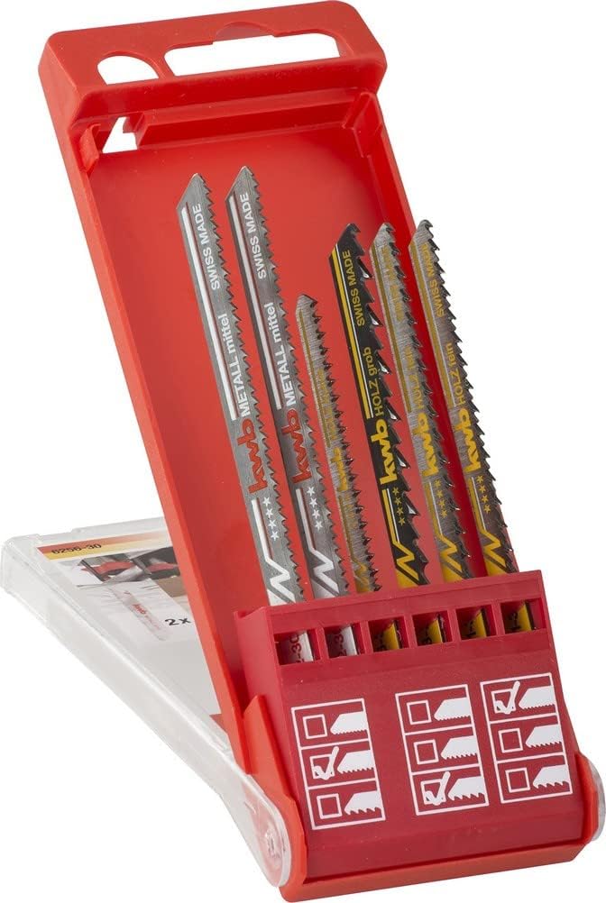 Kwb Boxed Decoupage Saw Blade Set 6 Pieces - 49625630