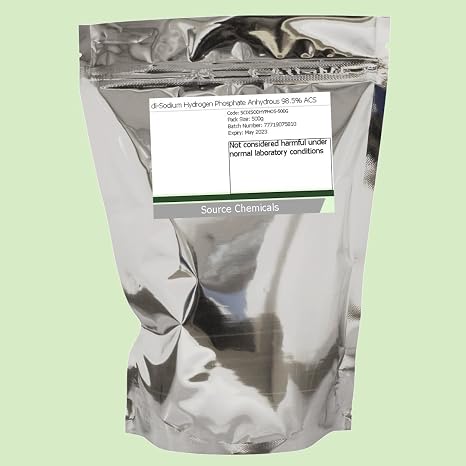 di-Sodium Hydrogen Phosphate Anhydrous 98.5% ACS 500g Including Delivery