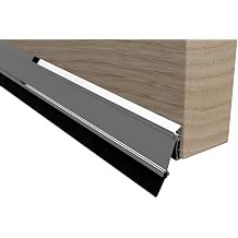 Stormguard Automatic Drop Down AT3 Rubber Door Bottom Draught Seal 914mm Wind Rain Water and Weather Proofing (Silver)