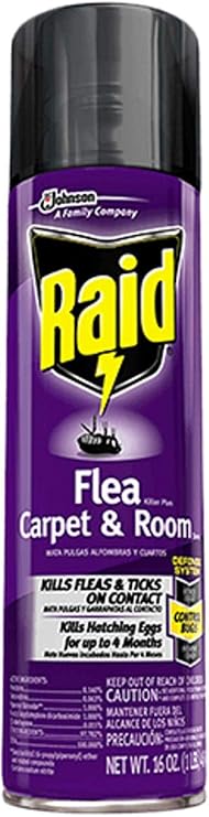 Raid Flea Killer Carpet and Room Spray, 16 Ounce (Pack of 1)