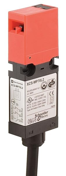 Safety Interlock Switch, 2NC, 1.5A@120V