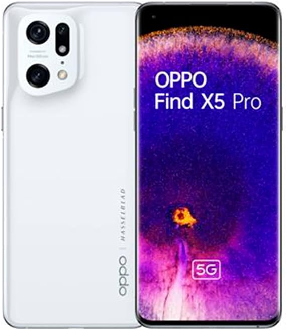 OPPO Find X5 Pro 5G - Smartphone 256GB, 12GB RAM, Dual Sim, White