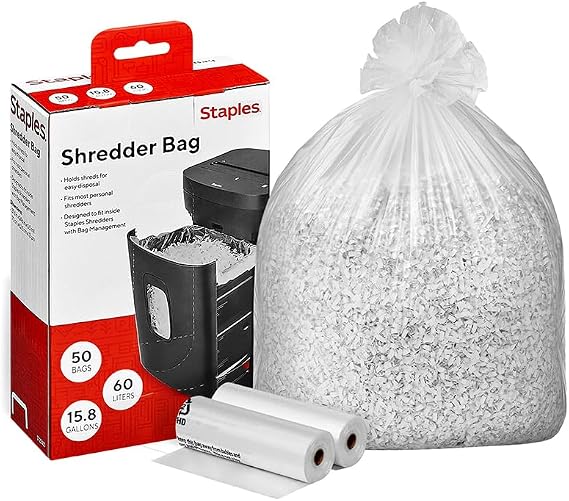 Tru Red 424154 Shredder Bags 15.8 Gal (22403) 50/Pack