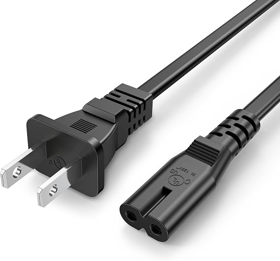 15Ft Extra Long Power Cord Compatible with PS5 PS4 PS3 Slim, Xbox Series S/X, Xbox One S/X, Samsung TCL Sharp Toshiba Insignia LG TV AC Power Cable Replacement