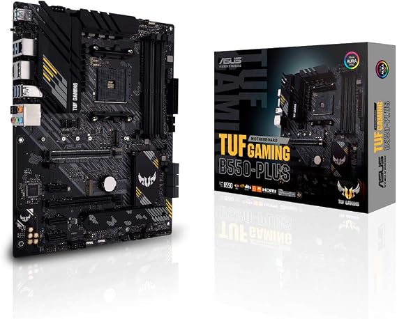 Asus TUF Gaming B550-PLUS Motherboard Socket (PC) AMD AM4 Form Factor (Details) ATX Motherboard chipset