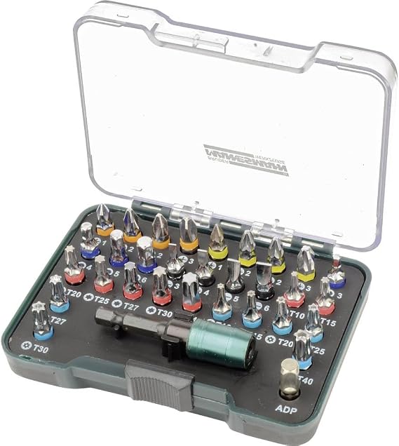 Mannesmann Bit Set with Quick-Change Bitholder (32 Pieces)