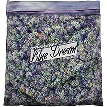 Blue Dream Giant Stash Weed Pillowcase | Decorative Throw Pillow Cover with Realistic Reefer Imagery | Secret Pocket Compartment | Fits 18 x 18 Inch Pillow Insert | Weed Decor