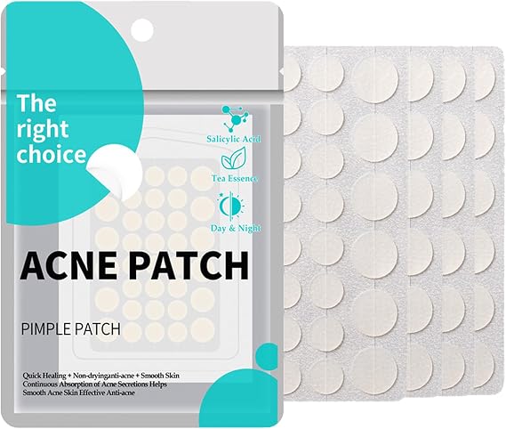 Pimple Patches Hydrocolloid Acne Stickers - 36 Pieces Invisible Mighty Blemish Patches - Fast-Acting Spot Dots Clear Dots for Spots Acne Patches - Day & Night Spot Treatment for Face Skin Care