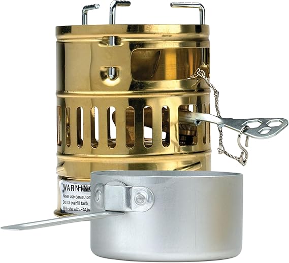 Optimus Svea Brass White Gas Backpacking Stove