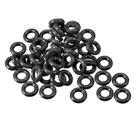 uxcell 50pcs 5x2x1.5mm Nitrile Rubber O-Rings Metric Sealing Gasket | for Automotive Machine Plumbing
