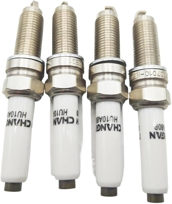 Compatible With Changan UNI-T/CS35 Plus/EADO/CS55 Plus Spark Plugs 4PCS 3707010-NE01-1.4T/1.5T Engines, OE NE14T003-0200 Direct Fit Replacement