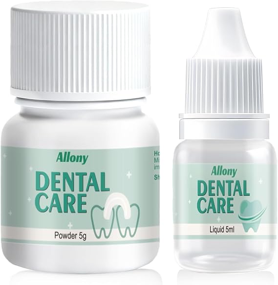 Temporary Tooth Filling, Tooth Filling Repair Kit, Dental Cement Kit | Temporary Dental Restoration for Cavities, Loose Crowns, Inlays and Orthodontic Brackets, Emergency Tooth Repair at Home