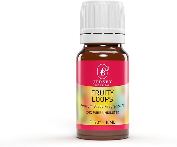 Fruity Loops 10 ml. Fragrance Oil for Soap Making, Candle Making, Scented Oil Wax Melts, Home Scent Oil Diffusers, Bath Bomb, DIY Slime, Body Butter Lotions