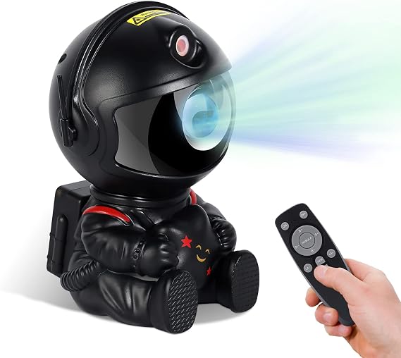 SHJQJJLBCQ Astronaut Galaxy Projector, Remote Night Light for Kids Bedroom