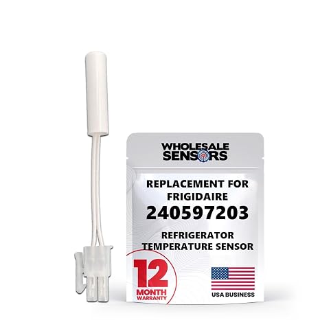 Replacement for Frigidaire 240597203 Refrigerator Temperature Sensor & USA Support