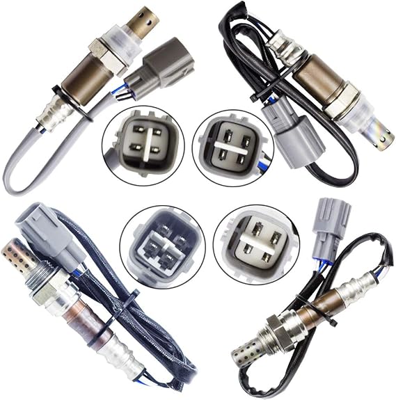 4X Oxygen O2 Sensor | for 2004 2005 2006 Toyota Sienna 3.3L Upper Lower Upstream + Downstream